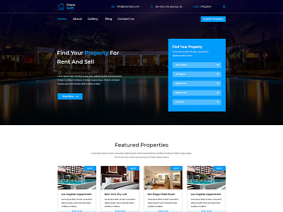 Estatesoft – Real Estate PSD Template agency agent apartment business home house luxury minimal properties property real estate rent sale villa