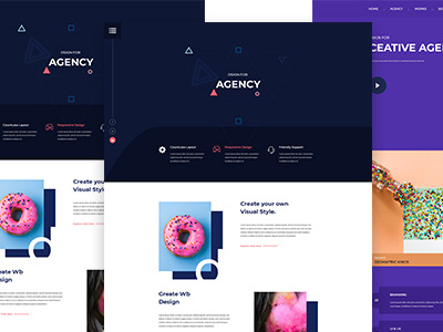 CreativePro - Agency PSD Template agency agency psd agent branding business clean company corporate creative design digital agency modern personal portfolio ui