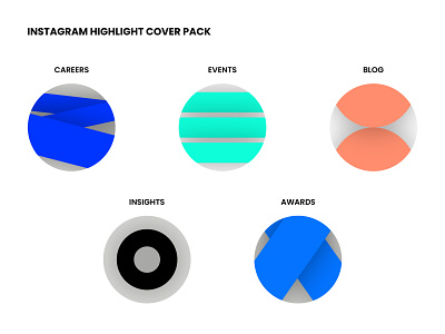 Instagram - Highlight Covers branding cover design highlight instagram pattern vector vector art