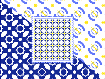 saudade #12 artwork design illustration pattern pattern a day pattern art pattern design stamp vector vector art