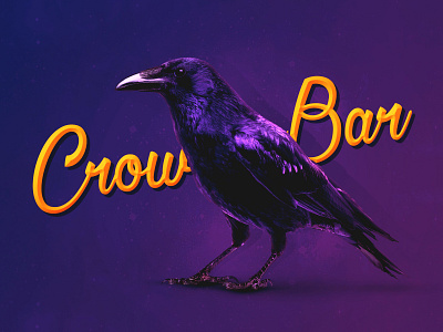 Crow Bar digital art illustration