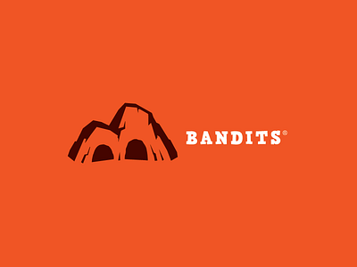 Bandits Logo bandits cave entertainment game logo playful smart subtle