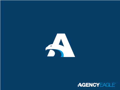 AgencyEagle a eagle flight initials logo speed