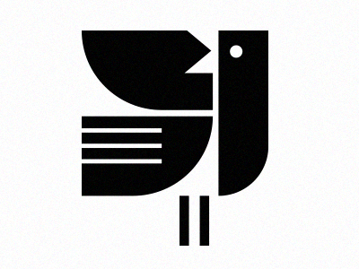 Bird Beak beak bird icon logo negative space symbol