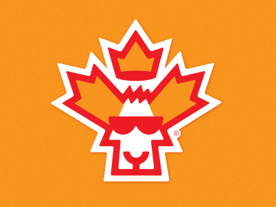 Canadian Cool Moose King :) canada cool icon king logo mapple leaf moose sticker stickermule