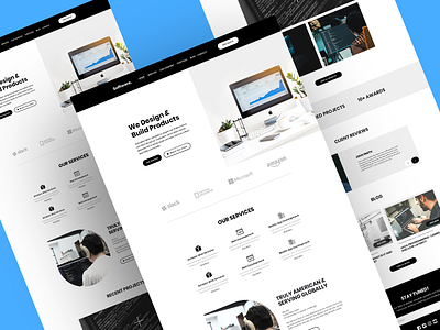 Software Company/Agency Landing Page Concept