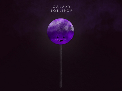 Galaxy Lolipop design drawing galaxy illustration lolipop procreate