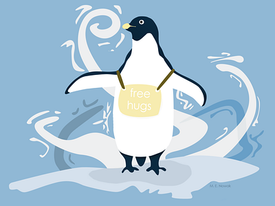 Free Hugs design illustration photoshop vector artwork