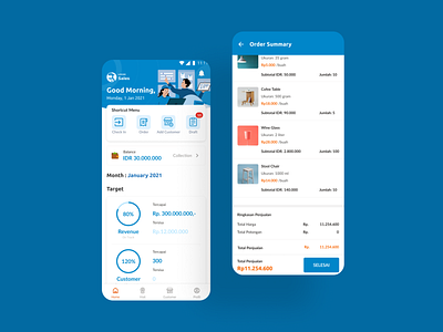 Logee Sales UI andoid app design graphic design home home app illustration interaction design logo telkom design telkom indonesia ui user interface