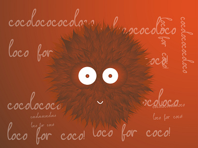 Coco Loco! 3d 3d art 3d artist artist graphic design illustration illustrations illustrator typography art vector