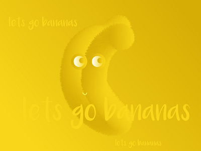 Lets Go Bananas! 3d 3d art 3d artist art artist artsy artwork banana character design cute design fun illustration illustration art illustrations illustrator illustrator art illustrator cc montreal nyc