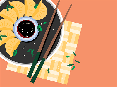 Eats Illustration System by Jordon Cheung for Uber on Dribbble