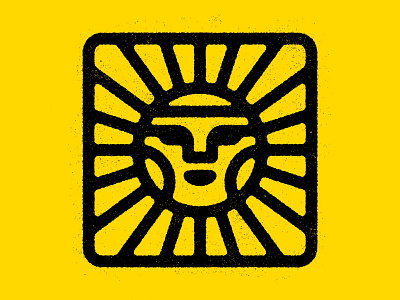 🌞 logo stamp sun