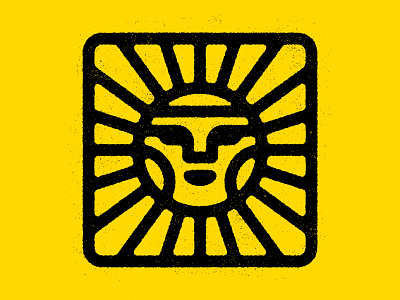 🌞 logo stamp sun