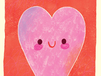 Cute Valentines Heart Illustration