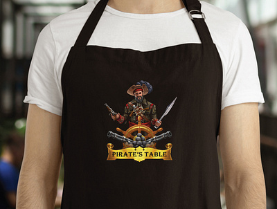 Pirate's Table Seafood Buffet brand brand identity design graphic design illustration logo design
