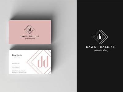 Dawn DaLuise brand brand identity branding business card design design graphic design logo