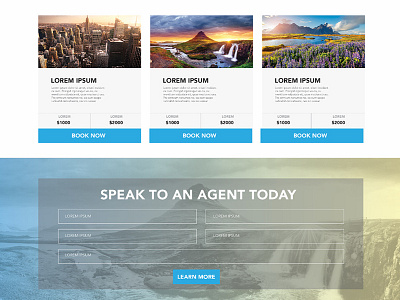 Elemental travel design graphic design web webdesign