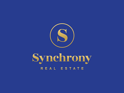 Synchrony Real Estate brand branding design graphic design logo