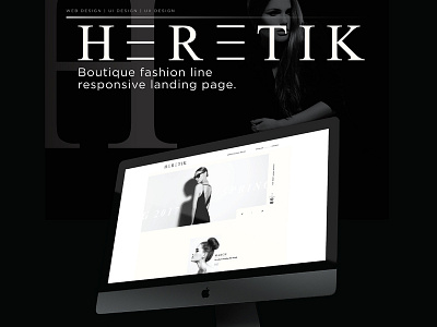 Heretik branding design graphic design ui ux