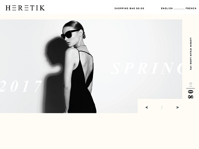 Heretik design graphic design landing page ui ux