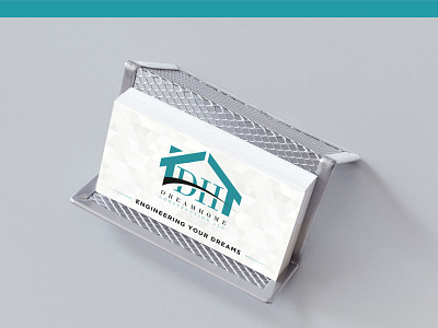 Dreamhome Construction brand branding design graphic design logo