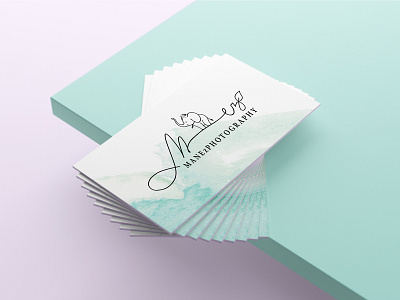 Manez Photography brand branding business card design design graphic design logo design