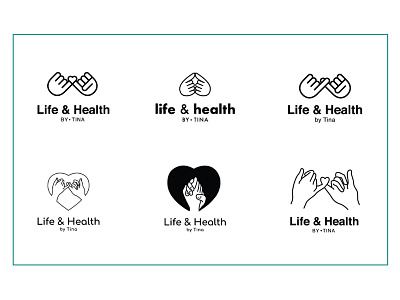 Life & Health by Tina brand brand identity branding design graphic design logo