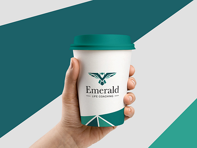 Emerald Life Coaching brand brand identity branding design logo