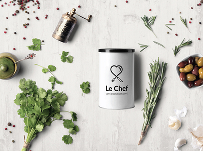 Le Chef Logo Design brand design graphic design logo