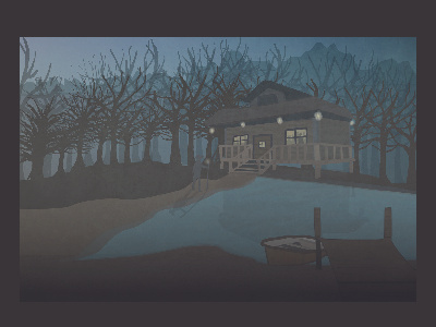 Cabin in the Woods cabin illustration woods