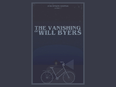 Stranger Things Poster - Season 1 Episode 1