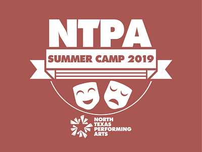 NTPA Summer Camp Shirt Design branding logo logo design summer camp tshirt