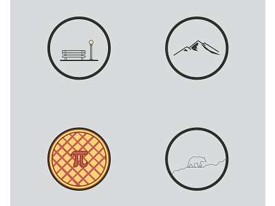 Weekly Favorites #06 badge branding design flat design geometric icon illustration logo logo design minimal minimalism nature vector