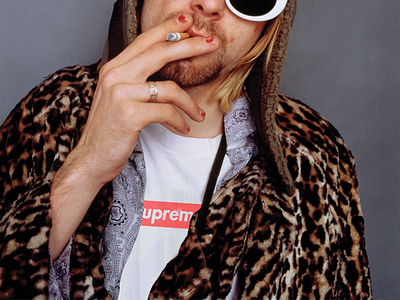 Shirt Mockup fuccboi kurt cobain supreme