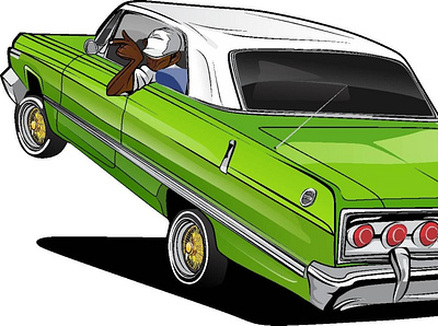 Lowrider Car car vector coreldrawx7 vector