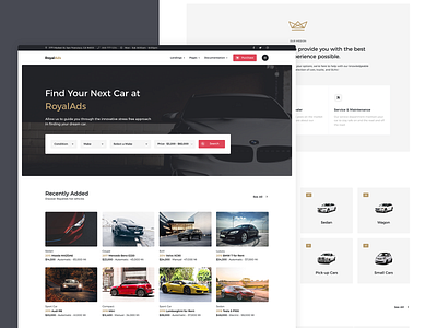 Directory Template WIP auto automotive business classified ads clean dealership design directory html inspiration job board job listing landing listings real estate template ui ux website wip