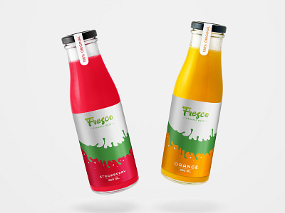 Percentage of healthy juice packaging artwork bottle healthy food juice logodesign logoinspiration logotype