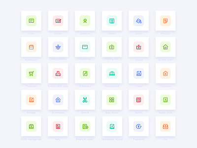 My work page for products - icon - to B ui 图标