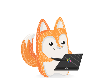 Fox for the contest from XP-PEN contest fox graphic illustrator redhead tablet tablet design лис лиса
