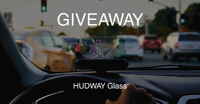 Giveaway for HUDWAY Glass facebook instagram баннер брендинг компания соцсети