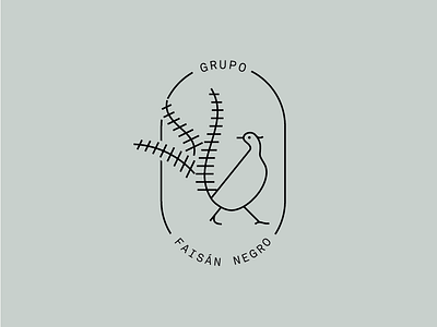 Black Pheasant - logo version