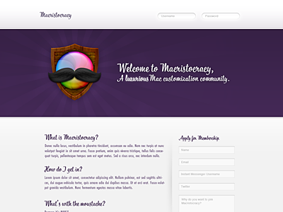Macristocracy forum macristocracy mstache website