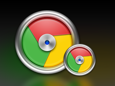 Chrome 2 128px 256px blue chrome google icon