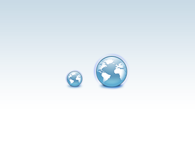 Globe avatar blue globe icon map world