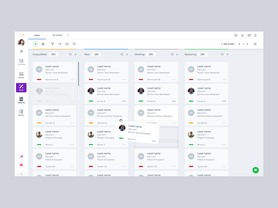 Kanban for ERP system