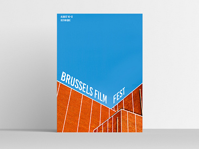 Brussels Film Festival Poster Design 2d branding design digital graphic design graphics illustration photo manipulation photography photoshop poster typography