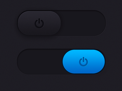 skeuomorphism button design