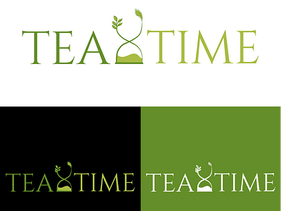 Tea Time Logo concept graphicdesign logo tea time