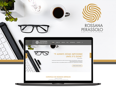 Website Layout for Coach Rossana Perassolo clean coaching graphicdesign modern web webdesign website website design